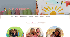 Desktop Screenshot of carebearnannies.com